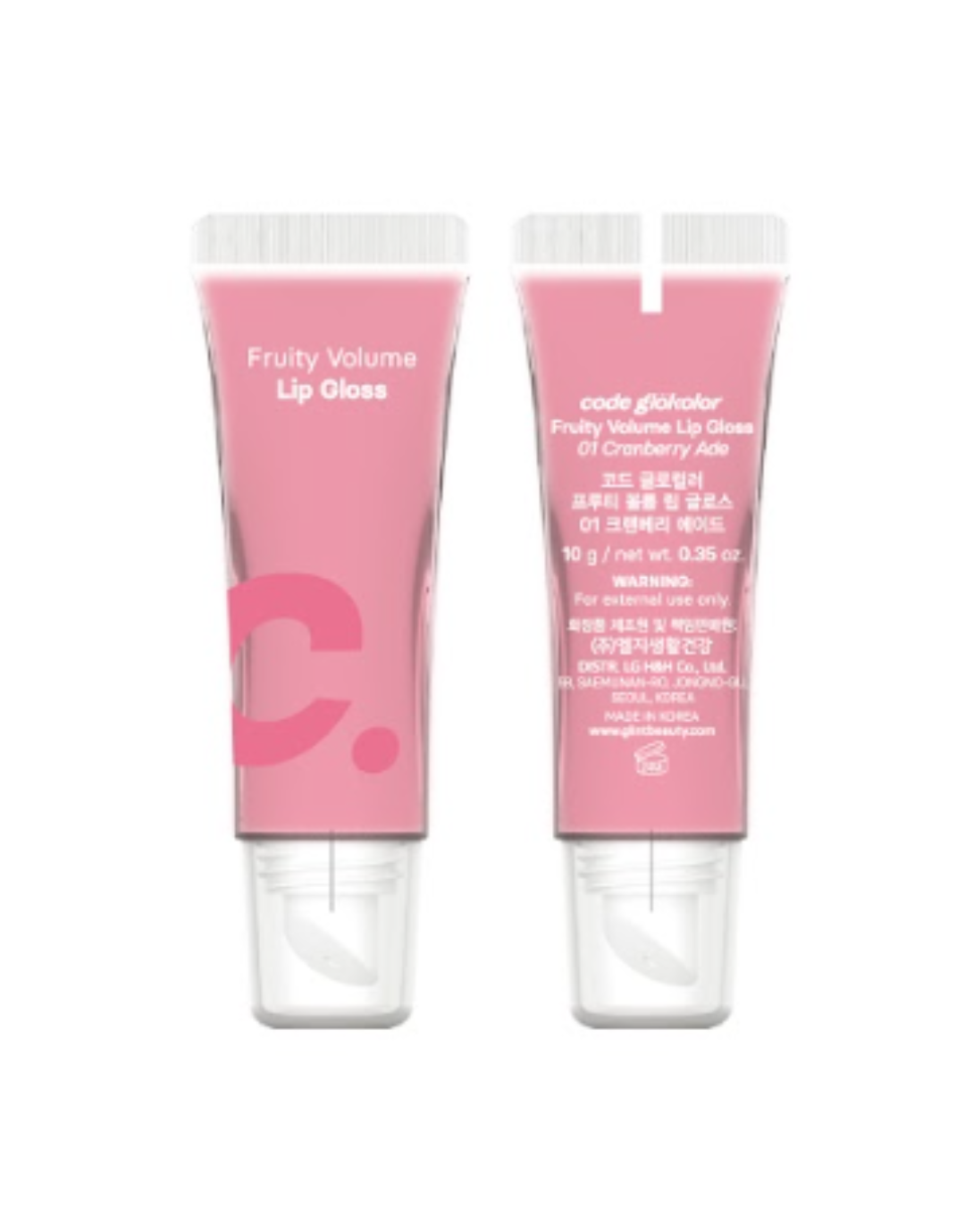 CODE GLOKOLOR Fruity Volume Lipgloss 01 Cranberry Ade 10gr